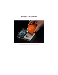 Adafruit Color Sensors