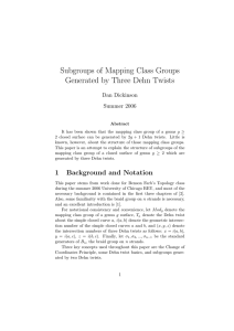 Subgroups of Mapping Class Groups Generated by Three Dehn Twists