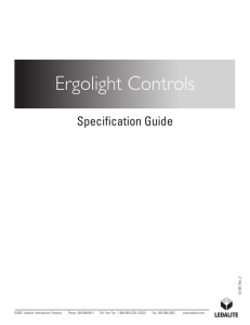 Ergolight Controls