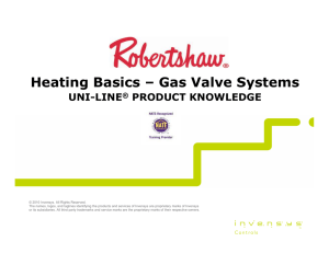 Heating Basics – Gas Valve Systems