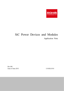SiC Power Devices and Modules Application Note