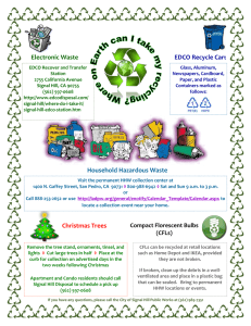 Electronic Waste Household Hazardous Waste Christmas Trees