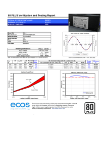 EJ-1200A80 1200W 80Plus Power Supply 80 PLUS