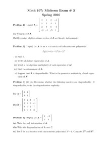 Math 107: Midterm Exam # 3 Spring 2016