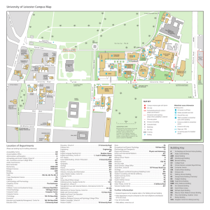 University of Leicester Campus Map