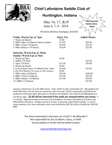 Chief Lafontaine Saddle Club of Huntington, Indiana May 16