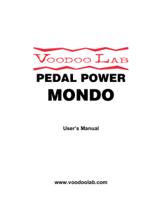 PEDAL POWER - Voodoo Lab