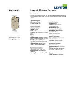 MN789-HGI Lev-Lok Modular Devices