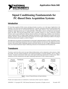 Signal Conditioning Fundamentals for PC