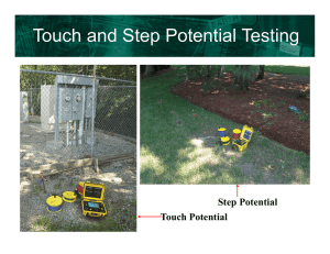 Touch and Step Potential Testing