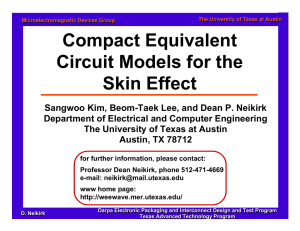 Compact Equivalent Circuit Models for the Skin Effect