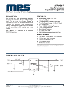 MP9361 - Monolithic Power System