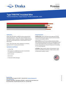 Type THW PVC Insulated Wire
