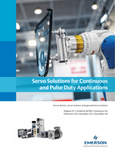 to the Servo Solutions for Continuous and Pulse Duty