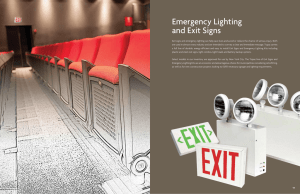 Exit/Emergency Fixtures