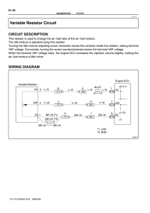Variable Resistor Circuit