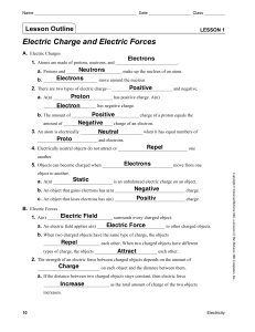 Electric Charges