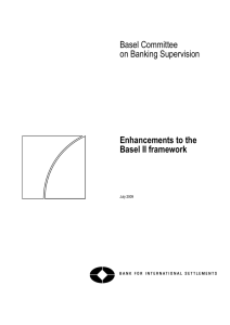 Enhancements to the Basel II framework, July 2009
