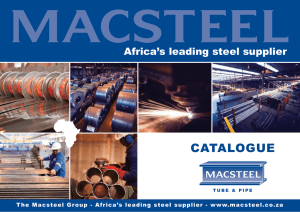 Macsteel Tube and Pipe Catalogue