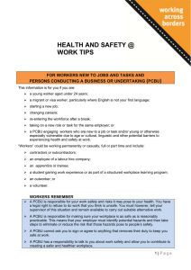 health and safety @ work tips