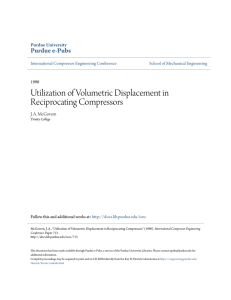 Utilization of Volumetric Displacement in - Purdue e-Pubs