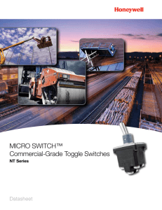 MICRO SWITCH™ NT Series Commercial