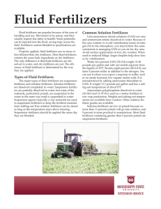 P1466 Fluid Fertilizers - Mississippi State University Extension Service