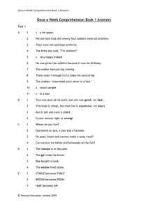 Once a Week Comprehension Book 1 Answers