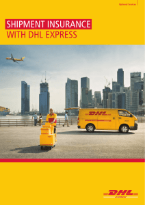 SHIPMENT INSURANCE WITH DHL EXPRESS