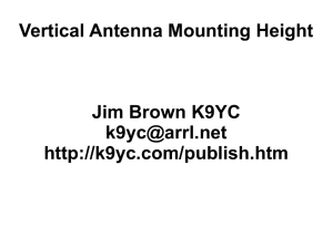Vertical Antenna Mounting Height