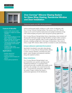 Dow Corning® Silicone Glazing Sealant