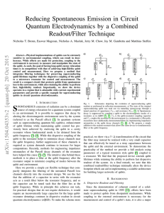 Reducing Spontaneous Emission in Circuit Quantum
