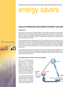 Chiller facts - Progress Energy