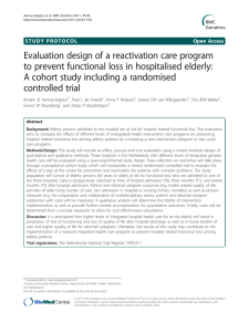 Evaluation design of a reactivation care program to prevent