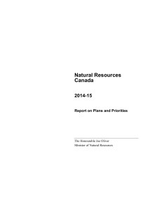 Natural Resources Canada 2014-15