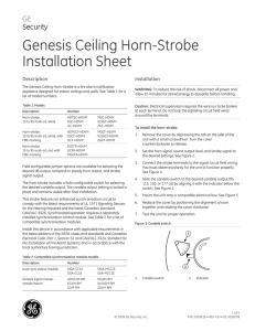Signaling Combo Ceiling Horn