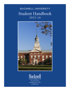 Student Handbook - Bucknell University