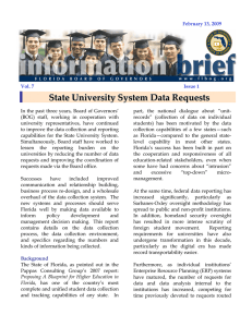 State University System Data Requests