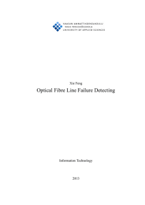 Optical Fibre Line Failure Detecting