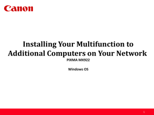 Installing Your Multifunction to Additional Computers on