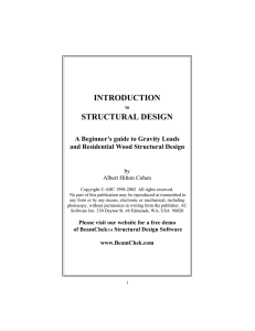 introduction structural design