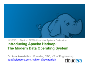 Introducing Apache Hadoop: The Modern Data Operating System