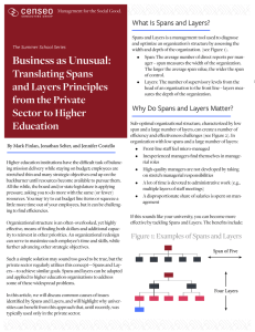 Business as Unusual: Translating Spans and Layers Principles from