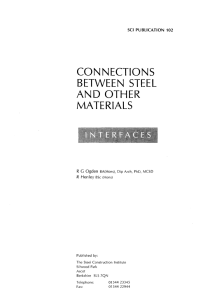 connections between steel and other materials