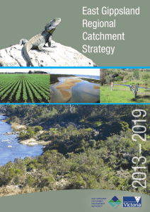 East Gippsland Regional Catchment Strategy 2013