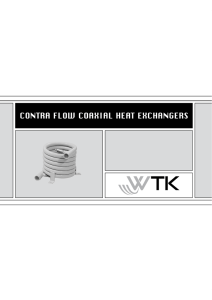 contra flow coaxial heat exchangers - Gafco