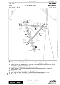 Hawera - Aerodrome, Operational Data