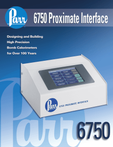 6750MB Proximate Interface Sales Literature