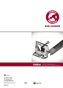 bar hanger - Prescolite