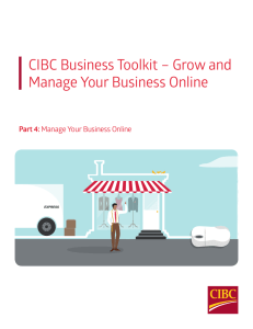 CIBC Business Toolkit – Grow and Manage Your Business Online